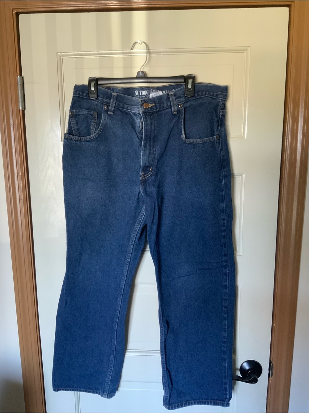 Outdoor Life Men's Navy Straight-Leg Jeans
